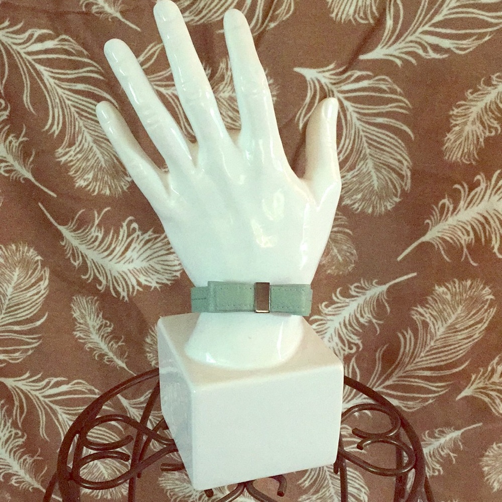 BCBGeneration Faux Leather Bow Bracelet